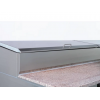 Table de préparation réfrigérée avec 3 portes et saladette incorporé - Surface marbre