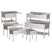 plonge en inox  frabrication belge   serie  600